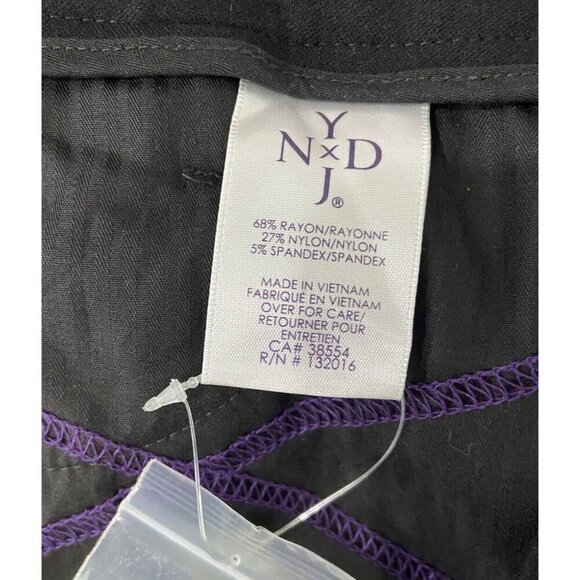 NWT Not Your Daughters Jeans NYJD Pants Straight Leg Slimming Stretch 24W New - Picture 5 of 6